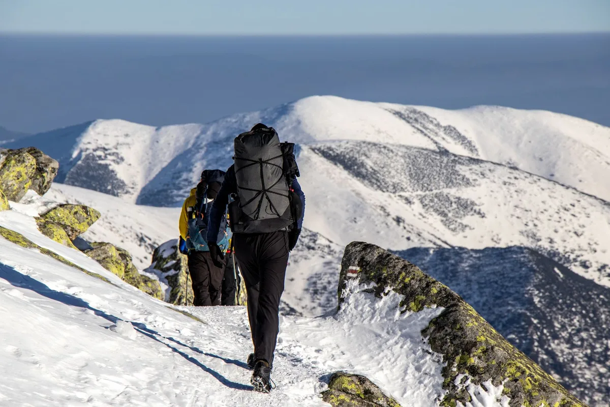 Group walking through snowy mountains (representative image)